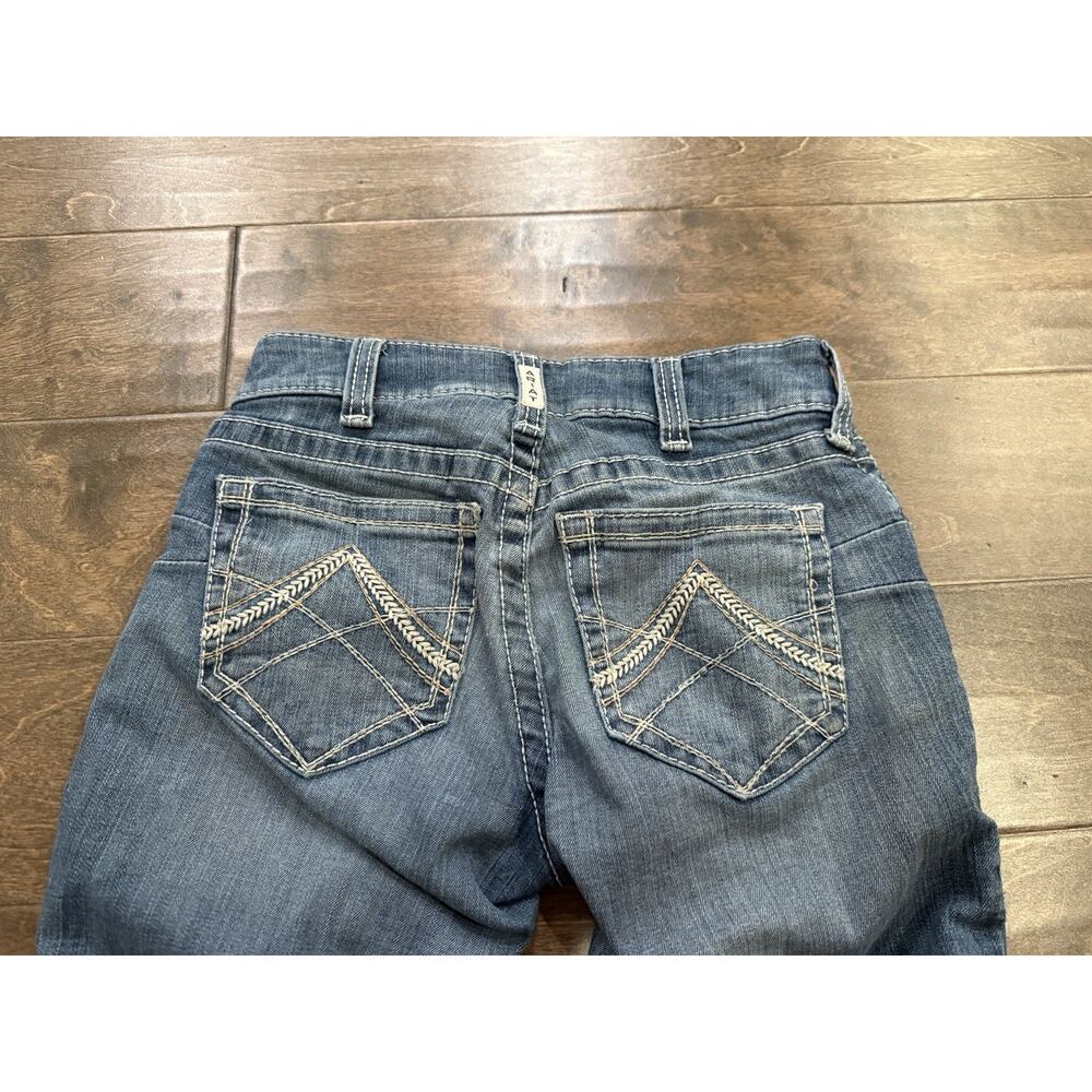 Ariat Real Denim Womens Blue Denim Low Rise Casual Jeans Size 26L *Flaws* - Picture 4 of 13